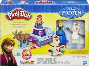 Play-Doh Disney Frozen Arreslee voor Kerstmis Avontuur